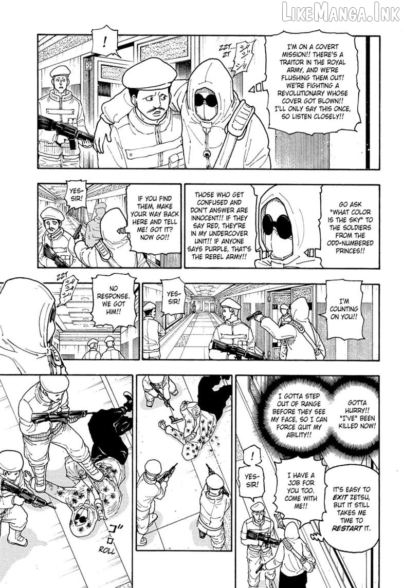 Hunter x Hunter, Chapter 419 image 13